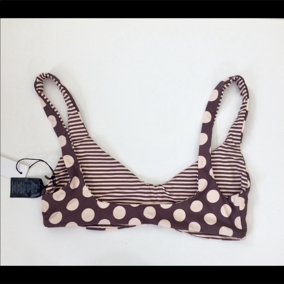 Kikirio Reversible dots stripes bikini top Medium - Picture 4 of 7